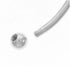 RUBYCA 10pcs White Silver Plated Bangle Bracelet Screw End Ball Cuff Charm Beads DIY Jewelry...
