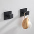 Bath Towel Hook,10 Pack Self Adhesive Square Coat Hooks, Sturdy No Drilling Robe Hook, Stainless Steel Heavy Duty Clothes Hanger, Wall Hooks for B...