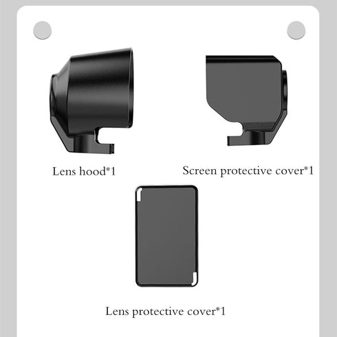 3-in-1 Accessories, Sun Hood, Camera Lens Protector, Screen Cover Protector Compatible with DJI OSMO Pocket 3, Dustproof Scratchproof...