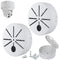 2 Pack Camera Junction Box,Universal Bullet Security Camera Mount Box, Bracket Hide Cable,Outdoor Camera Cover, Base Junction Box for CCTV Cameras...