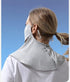 Unisex Sun Protection Face Mask with Adjustable Ear Loop Ice Silk Bandana Scarf Cooling Face Neck Covering UV Protection for Summer Outdoor Sports...