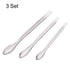 uxcell Micro Scoop Stainless Steel Reagent Sampling Lab Spoon Spatulas for Laboratory 3in1 9Pcs...