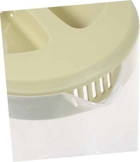 Hemoton Plastic Pitcher with Lid 2200ML Large Capacity Pitcher Clear Mix Drinks Water Jug Juice Pot Ice Tea Kettle Green...