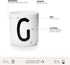 Design Letters Porcelain Coffee Cups (A-Z) | Monogram Mug | Fathers Day Gifts for Dad, Dad Gifts | Initial Coffee Mug | Initial Mug Designed in De...