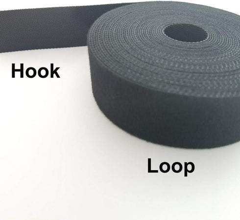 1inch x20 ft Self Gripping Cable Straps Cord Organizer Hook and Loop Cable Ties One Wrap Cord Organizer Cinch Straps Strong Hold Bunding for Faste...