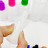 100MLx20 LDPE Plastic Dropper Bottles Empty Squeeze Liquid Eye Dripper Containers with Child Resistant Cap (Bottles + Mixing Color Caps + Tips+lab...