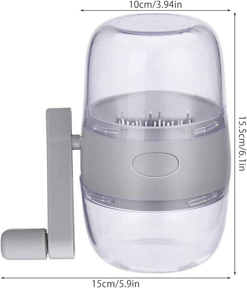 Food Chopper, Mini Portable Dog Food Processors, 250ML cat food chopper, Can Cut Up Cat And Dog Food To Make Their Food Easier To Eat - Manual Foo...