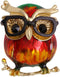 Enamel Owl Bird Brooch Pin for Women Girls Fashion Red Green Animal Brooches Lapel Pins Cute Dress Accessories Holiday Birthday Christmas Party Je...