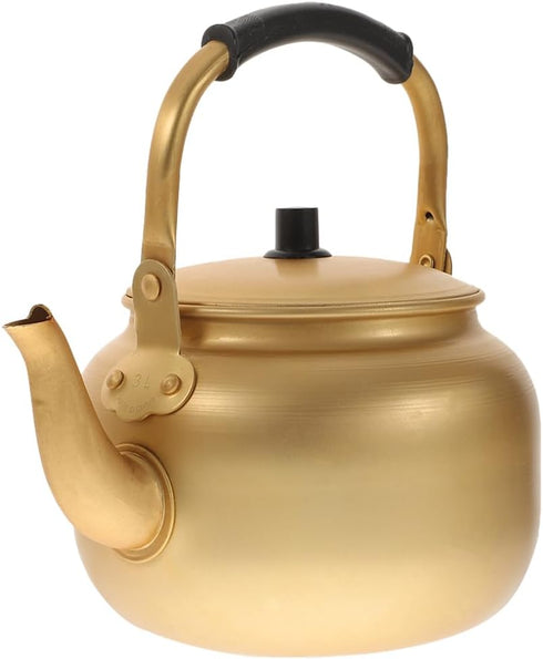 Vintage Aluminum Kettle Large Water Kettle Induction Kettle Teakettle Teapot Makgeolli Teapot Handle Design Water Heating Kettle Tea Kettle Metal ...