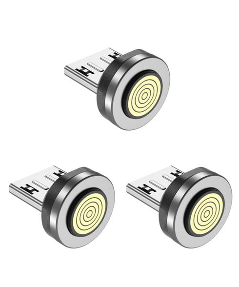 9 Pins Magnetic Charging Cable Tips Connectors for Micro Android Devices Fast Charging(3 Pack), Magnetic Phone Cable Adapter(Micro USB)...