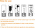 6PCs Damaged Screw Extractor Kits, Chrome-vanadium Steel Stripped Screw Extractor Broken Bolt Extractors Kit, Easy Out Damaged Bolts Remover Tool...
