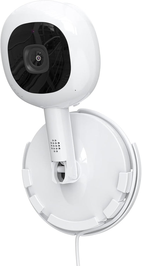 Wall Mount Holder Compatible with Nanit Pro Smart Baby Monitor & Flex Stand Camera (White)...
