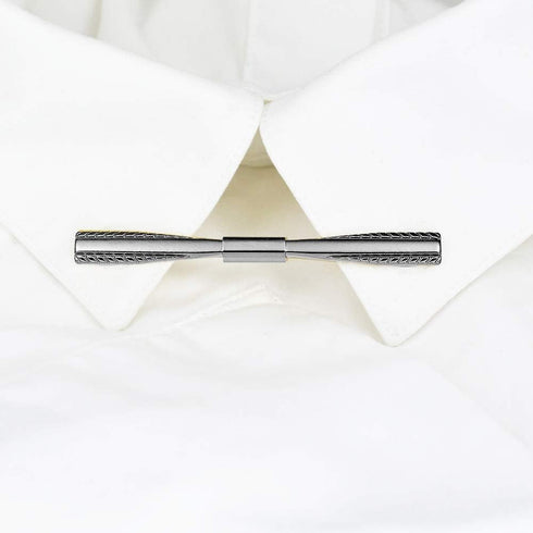 Men's Shirt Collar Clips Tie Collar Bar Pin Gold Silver Black Metal Cravat Clip Collar Pin...