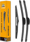 AUTOBOO 24"+18" Windshield Wipers with 14" Rear Wiper Blade Replacement for Hyundai Santa Fe 2012 2011 2010 2009 208 2007 Mazda CX-5 2013 2014 201...