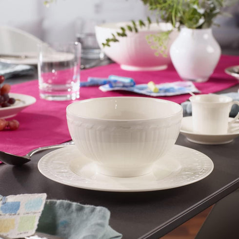 Villeroy & Boch Cellini Rice Bowl, 20 oz, Premium Porcelain, White...