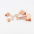 Binder Clip Paper Clamps, Assorted Sizes (Mini, Small, Medium, Large), 100 Pcs Clips for Office School Supplies (Rose Gold)...