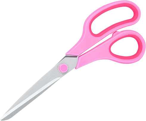 Pink Scissors for Office Home School Craft Sewing Fabric Supplies, 8 Inch/3.5 Inch...