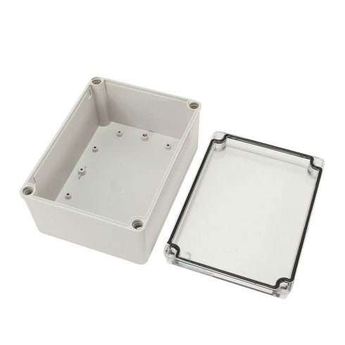 YXQ 8 x 6 x 4 inches ABS Junction Box w PC Transparent Cover IP65 Waterproof Project Enclosure Case Outdoor (200x150x100mm)...