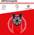 Cute Personal Mini Fan(2 PACK), Mini Handheld Fan, USB Rechargeable Portable Fan with Stylish LED Light,3 Speed Adjustable,Cute Mouse,for Kids Gir...