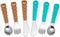 melii Toddler and Kid Feeding Spoon Fork & Knife Set, Stainless Steel – Bulldog, Cat, Shark, Bear– BPA Free, Dishwasher safe (Bear & Shark 6pc)...