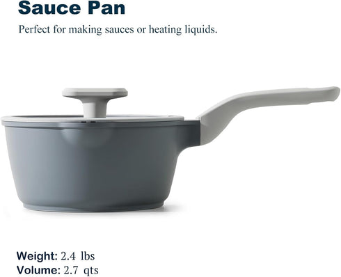 Nonstick Pan Handle-S, Suitable for 8“ Fry Pan, 2QT & 2.7QT Sauce Pan. Comfort to Grip and Keep Cool While cooking....