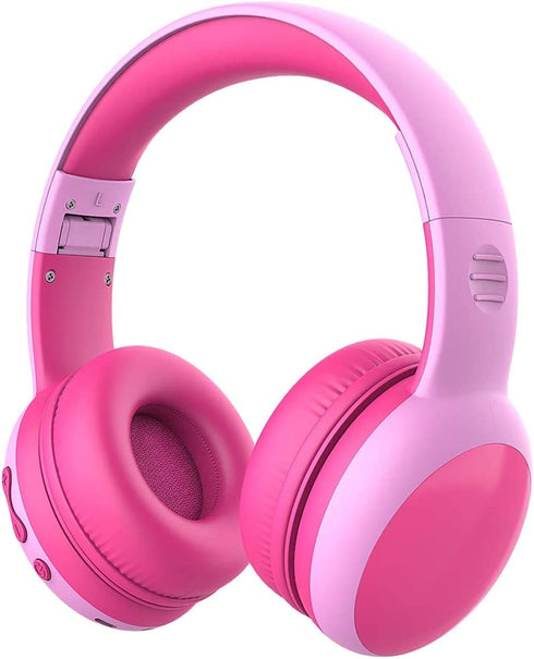 gorsun Bluetooth Kids Headphones with Microphone,Children's Wireless Headsets with 85dB Volume Limited Hearing Protection,Stereo Over-Ear Headphon...
