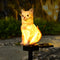 Garden Cat Decor Ornaments Outdoor Solar Light Lawn Decorations Cute Animal Stake Patio Yard Statue Waterproof Gifts for Cat Lovers...