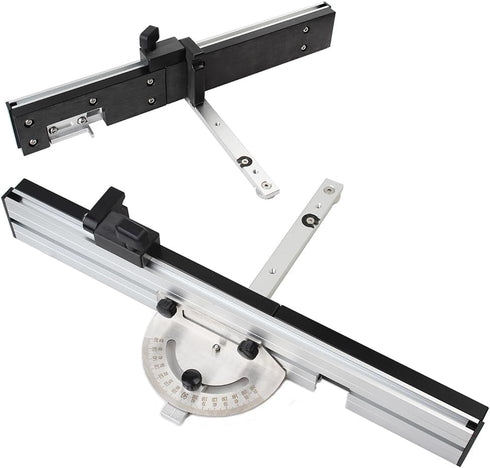 Aluminium Alloy Miter Bar Clamping Tool Slider Table Saw Gauge Rod T-Slot Track Bar Rail for Router Tables and Woodworking,300mm-Red...