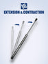 OTUAYAUTO 10 inch Gas Strut - 156N/35Lbs Universal Lift Support - 4058 Gas Shocks for Tool Box Shock, Truck Cap Strut, Hydraulic Door Hinge, Cabin...