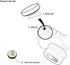 Wood Soft Shutter Release Button Sticker Compatible with Sony A7RIII A7II A7III A7RII RX100 V IV III II A6000 A6300 A6400 X-T100 X-T1 10.5mm Conca...