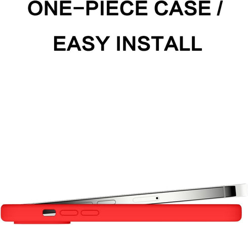 VENINGO iPhone 13 Case,Phone Case for iPhone 13,Slim Fit Liquid Silicone Soft Gel Rubber Lightweight Microfiber Lining Shockproof Anti-Scratch Pro...