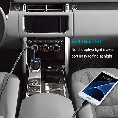 Car Charger Android for Samsung Galaxy J7 Crown/Prime/Pro/Sky Pro/Refine/Neo/Luna/Eclipse,J7 V 2nd/Perx/Star,J6 Plus J5 J4 J3 S7 Edge S6 S5 S4 S3 ...