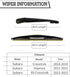 Rear Wiper Arm Blade Nut Set Replacement for Subaru Crosstrek 2013-2017, XV Crosstrek Impreza 2012-2015,Rear Wiper Cover Accessories Assembly,Back...