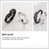 LIFKOME 2pcs Angel Devil Wings Adjustable Ring for Men and Women Black White Couple Ring Silver Couple Matching Jewelry for Engagement Marry Weddi...