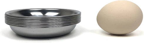 8PCS Animal Feeder Pet Water Dish Food Dish Stainless Steel Pet Feeding Bowl Reptile Feeding Dish Reptile Water Dish Reptile Bowl Feeding Bowl Cat...