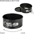Webake 4.3 Inch Mini Springform Pan Set of 2 Pieces Cheesecake Pans with Removable Bottom Deep Dish Pans Round Cake Molds IP Accessories for Mini ...