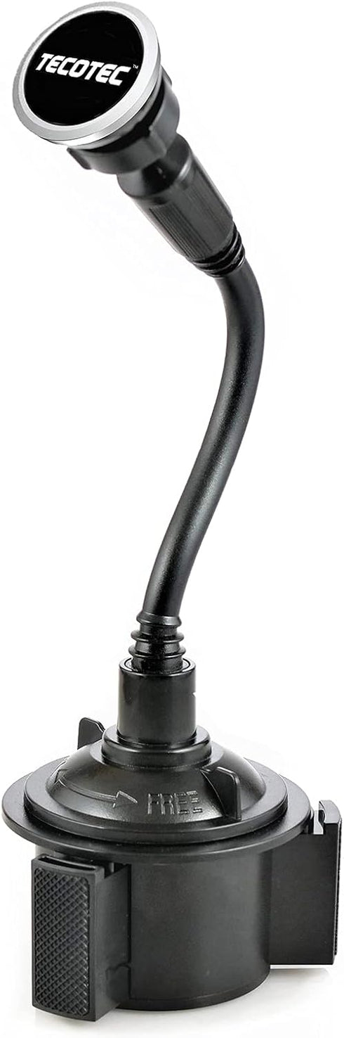 Magnetic Cup Holder Phone Mount, Flexible Gooseneck Arm Car Cup Phone Holder, Super Strong Magnets Mount for All Cellphones & More...