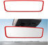 Rear View Mirror Protector Frame, Silicone Automotive Interior Rearview Mirror Cover for Women Girls, Mirror Edge Protective Cover Compatible with...