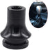 Pursuestar Black Aluminum Shift Knob Adapter Boot Retainer Holder for 5 6 Speed Manual Gear Shifter Lever 12X1.25...
