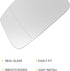 X AUTOHAUX Car Rearview Mirror Glass Replacement Left Driver Side Power Heated with Backing Plate for BMW F10 528i 550i 535i XDrive 2009-2017...