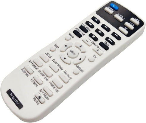 Projector Remote Control 2181830 for Epson Home Cinema 2100 2150, EH-TW5400 EH-TW5600 EH-TW5650 H850B H850C H851A H851B H851C H852A H852B H852C Pr...