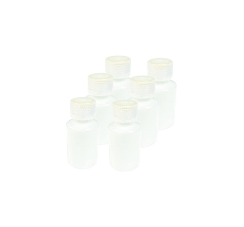 United Scientific™ BNM090-PK6 Leakproof 3oz (90mL) Travel Bottle | HDPE bottle with lined Polypropylene lid | TSA Approved | Pack of 6 Bottles...
