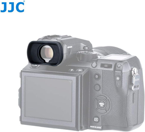 JJC EF-XTL Soft Silicone Eye cup Eyepiece for Fuji XT1 XT2 XT3 XT4 GFX-50S GFX100 X-H1, XT4 Eyecup, XT3 Eyecup, GFX 100, EC-XT L, Compatible with ...