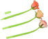 12Pcs Creative Artificial Flowers Gel Ink Pen Ballpoint Pen Liquid Black 0.5mm Gel Ink Rollerball Pen for Girls Women, Home Office School Decorati...