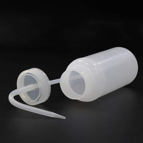 ULAB Scientific Wash Bottle Set, 1 of Each for Self-Venting Safety Wash Bottles of Distilled Water and Ethyl Alcohol, Vol.500ml, LDPE Material, 1p...