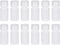 uxcell Plastic Lab Chemical Reagent Bottle, 15ml/0.5 oz Small Mouth Sample Sealing Liquid/Solid Storage Bottles, White 12pcs...