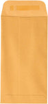 JAM PAPER #7 Coin Business Envelopes with Peel and Seal Closure - 3 1/2 x 6 1/2 - Brown Kraft Manila - 50/Pack...