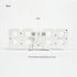 mooas 3D Pure Mini White LED Clock, Multi-Function LED Clock (Calendar, Alarm, Temperature) (8.5" White Table Alarm Clock)...
