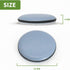 Appliance Sliders for Kitchen Appliances, Kitchen Appliance Sliders for Counter, Self Adhesive Small Appliance Slider - 3/4'' 24PCS Blue...