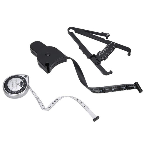 3 pcs Metric Body Fat Tester, Measuring Waist Fat Thickness Retractable Weight Loss Caliper, Tape Measure Body Composition MonitorsFitness & Activ...